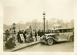 "RALLYE AUTOMOBILE DE MONTE-CARLO 1932" Photo de presse originale G. DEVRED Agence ROL Paris (1932)