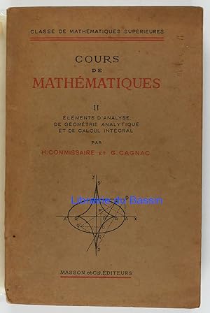 Cours de mathématiques II Eléments d'analyse de géométrie analytique et de calcul intégral