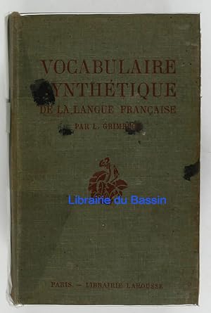 Vocabulaire synthétique de la langue française