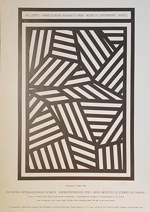 Forme di righe in bianco e nero. Un walldrawing di Sol LeWitt al Museo di Capodimonte