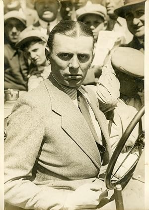 "VARZI vainqueur s/BUGATTI (A.C.F. 1931)" Photo de presse originale G. DEVRED Agence ROL Paris (1...