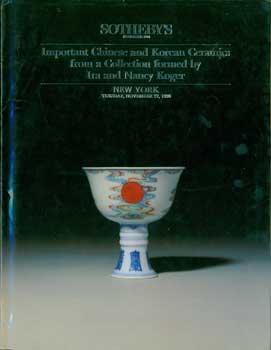 Important Chinese and Korean ceramics : from a collection formed by Ira and Nancy Koger. Tuesday,...