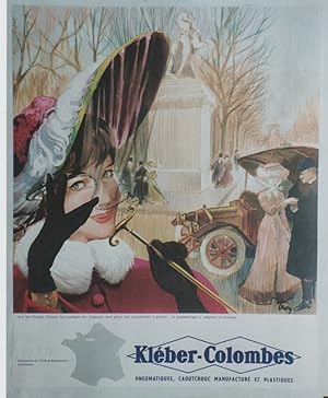 "KLÉBER-COLOMBES (1910)"Affiche originale entoilée / Offset années 60 illustrée par TROY