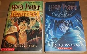 Harry Potter (series); book 4 - Harry Potter And The Goblet Of Fire; book 5 - Harry Potter And th...