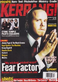Kerrang! #774 October 28 1999 (UK Magazine) Mortiis, Korn , Cradle of filth and more.