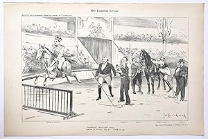 [Original lithograph/lithografie by Johan Braakensiek] Het Imperial Circus, 16 December 1900, 1 pp.