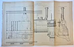 [Typo-Autographie, Lithography, Lithografie, Transport] Stoomrijtuig, stelsel van den Belgischen ...