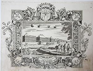 [Antique print; etching and engraving, Rijswijk] RYSWYCK, published between 1681-1735.
