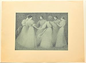 "La Ronde" - Lithographie originale sur Japon - L'Estampe Moderne