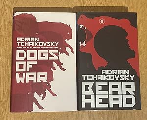 Dogs of War & Bear Head - Signed to the title page. Rare signed