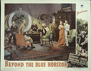 Beyond the Blue Horizon Lobby Card 1942 Dorothy Lamour, Richard Denning