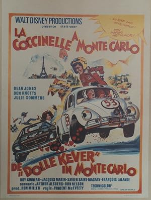 LA COCCINELLE A MONTE-CARLO / HERBIE GOES TO MONTE CARLO (1977) / Production WALT DISNEY / Réalis...