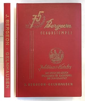 75 Jahre, 1878-1953. Bergeon Dekorstempel. Jubiläums-Katalog. Der ersten und ältesten Spezialfabr...