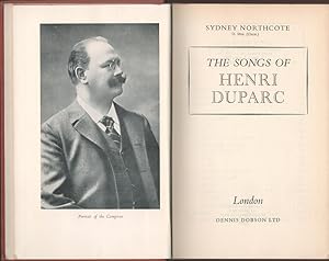The Songs of Henri Duparc.