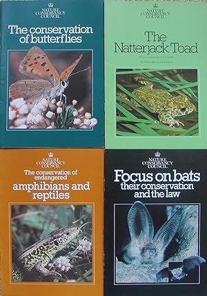 Nature Conservancy Council - 4 monographs on The Natterjack Toad, Conservation of Butterflies, Th...