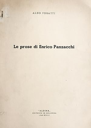 Le prose di Enrico Panzacchi