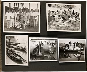 [ANNOTATED PHOTOGRAPH AND SCRAPBOOK ALBUM DOCUMENTING AN AMERICAN EDUCATIONAL WORKSHOP IN PAKISTA...