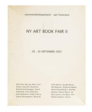 [From cover of box]: NY Art Book Fair II, 28-30 September 2007