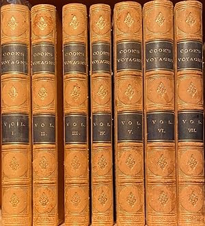 The Three Voyages of Captain James Cook Round The World Complete In Seven Volumes
