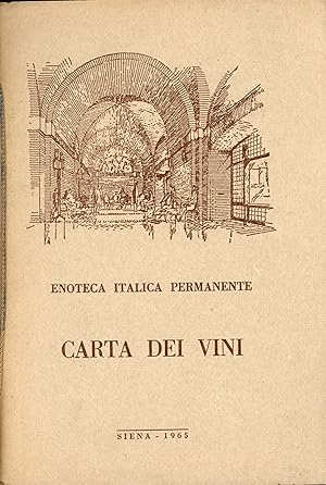 Enoteca Italica Permanente. Carta dei Vini