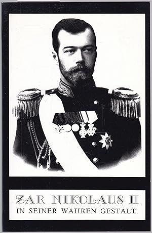 Zar Nikolaus II. in seiner wahren Gestalt . Wie ihn einer seiner Höflinge schildert. Nach d. engl...