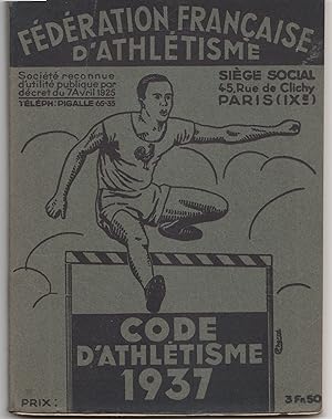 Code d'athlétisme 1937
