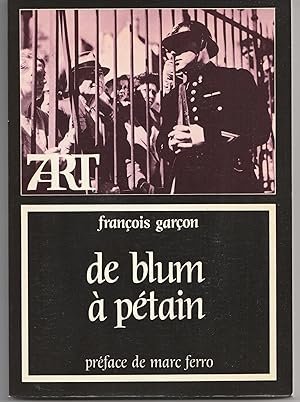 De Blum à Pétain. Cinéma et société française (1936-1944)