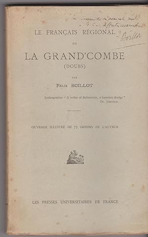 Le français régional de La Grand'Combe (Doubs)