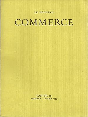 Le nouveau commerce. Cahier 26. Automne 1973.