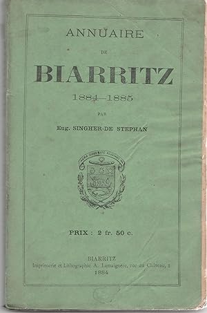 Annuaire de Biarritz (1884-1885)