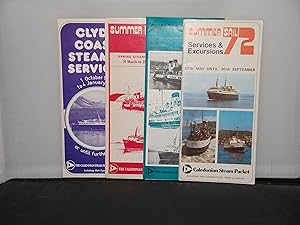 A Collection of Publicity Brochures and Pamphlets for 1972 Clyde Coast Excursions and Services - ...