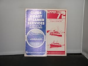 Clyde Coast Steamer Services January to May 1972
