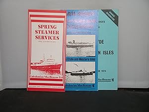 Caledonian MacBrayne : A Collection of Publicity Brochures and Pamphlets for 1974 Clyde Coast Exc...