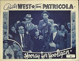 Hooray for Hooligan Lobby Card 1937 Tom Patricola, Buster West