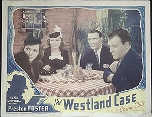 The Westland Case Lobby Card 1937 Preston Foster, Frank Jenks