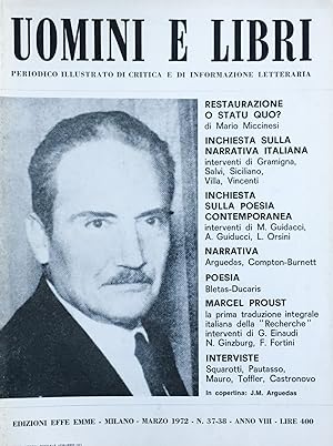 Uomini e libri (rivista) 1972 n. 37-38