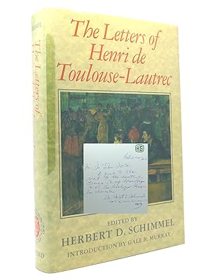THE LETTERS OF HENRI DE TOULOUSE-LAUTREC Signed 1st