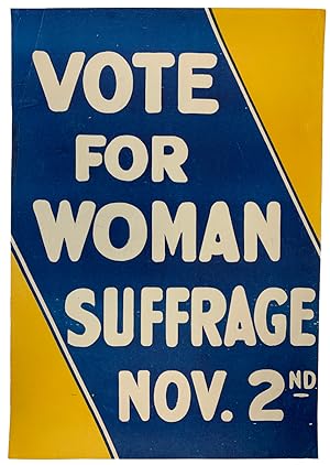 1915 Womens Suffrage Poster