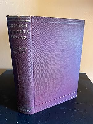 British Budgets 1887-88 to 1912-13