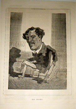 Portrait of Jean Rousseau. First edition of the lithograph.