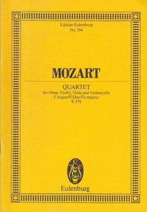 Oboe Quartet in F major, K370 - Study Score