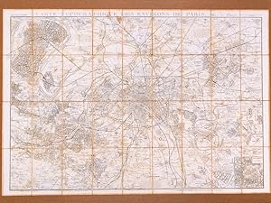 Carte topographique des environs de Paris