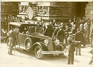 "Paul DOUMER : SALON DE L'AUTOMOBILE 1931" Photo de presse originale G. DEVRED Agence ROL Paris (...