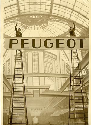"SALON DES POIDS LOURDS 1931 (PEUGEOT)" Photo de presse originale G. DEVRED Agence ROL Paris (1931)
