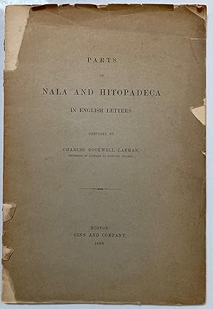 Parts of Nala and Hitopadeça in English letters