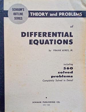 THEORY AND PROBLEMS OF DIFFERENTIAL EQUATIONS.