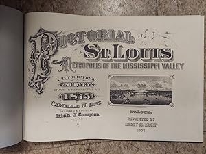 Pictorial Saint Louis (Pictorial St. Louis) A Topographical Survey Drawn in Perspective 1875
