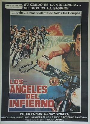 "LES ANGES SAUVAGES (THE WILD ANGELS)" LOS ANGELES DEL INFERNO / Réalisé par Roger CORMAN (1966) ...