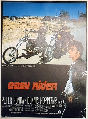"EASY RIDER" Réalisé par Dennis HOPPER en 1969 avec Peter FONDA, JACK NICHOLSON, Dennis HOPPER / ...