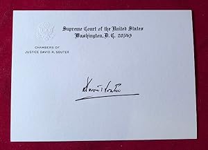 Signed OFFICIAL Supreme Court Chambers Card